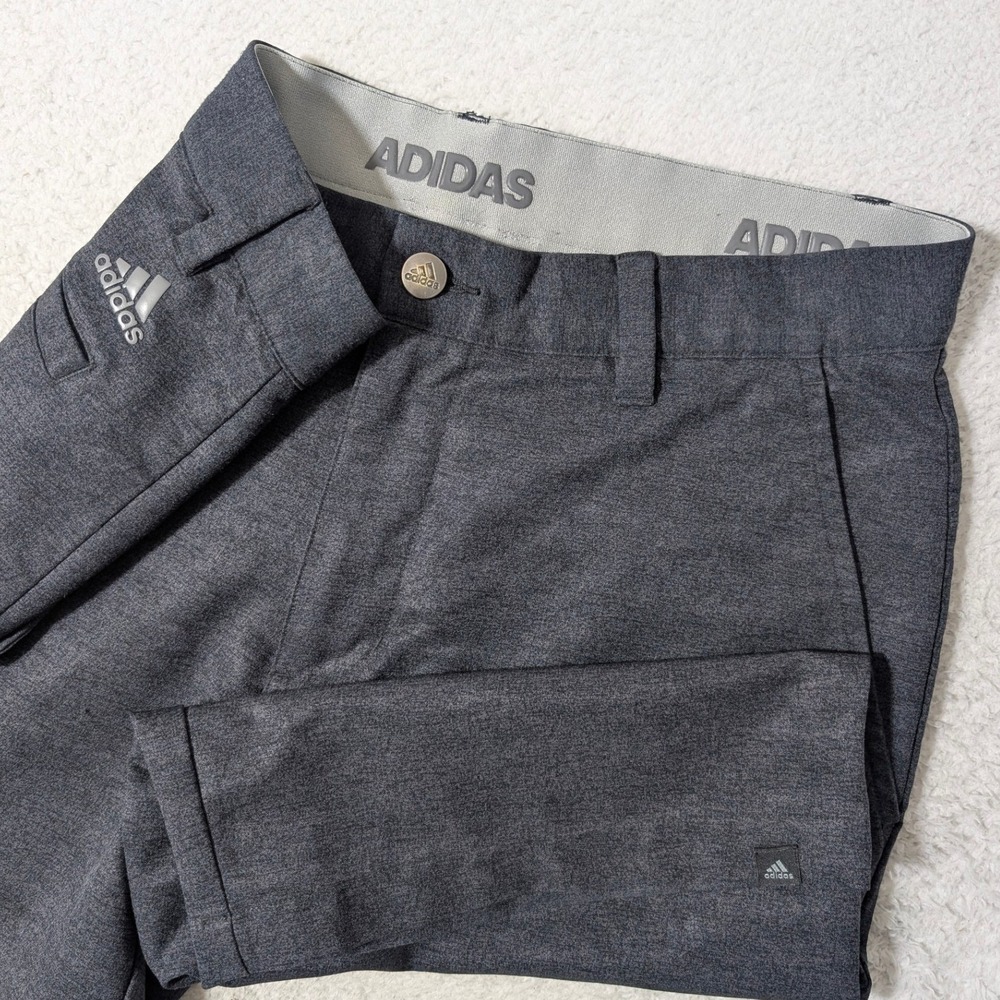 Adidas 365 Golf Shorts Mens 30/10 Gray Heathered Performance Stretch